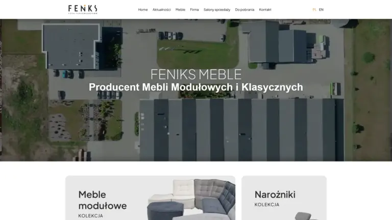 Pasek z realizacjami stron internetowych zaprojektowanych przez Ameti.