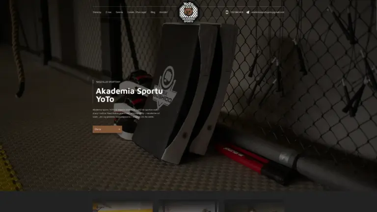 Pasek z realizacjami stron internetowych zaprojektowanych przez Ameti.